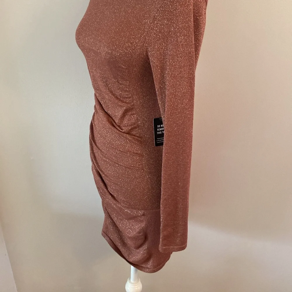 Express NWT sparkle ranched side dress small - Picture 6 of 9